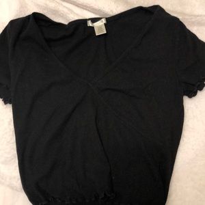 v neck crop top from tillys